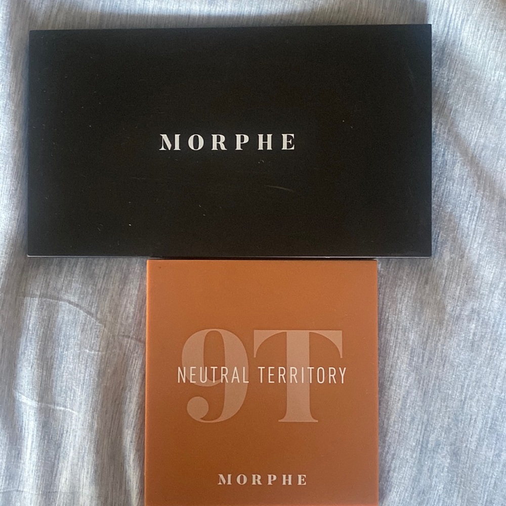 Morphe eyeshadow, palette and face palette